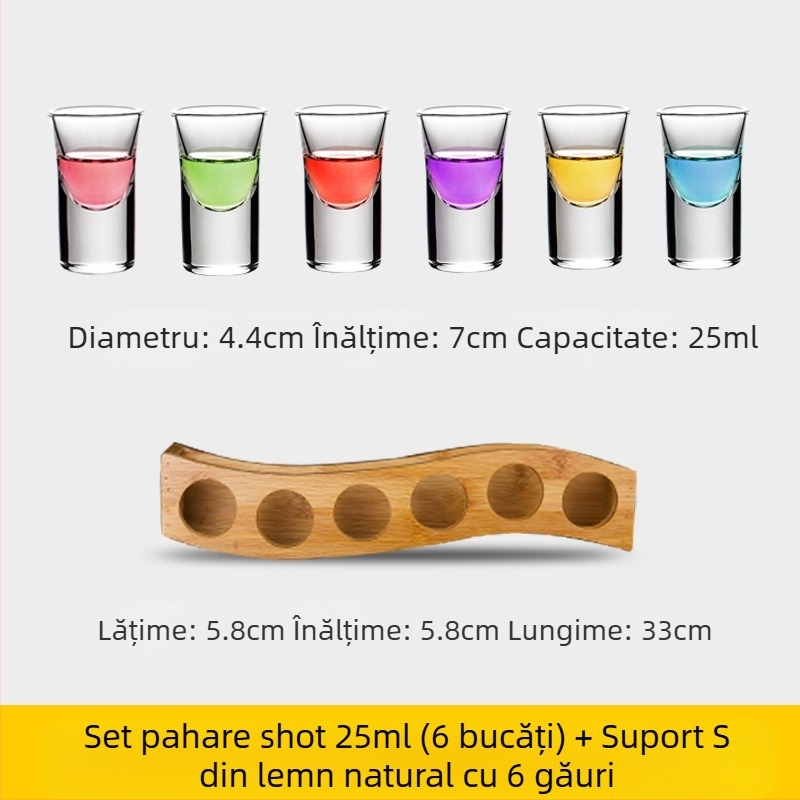 Cupă Bullet, pahar pentru băuturi alcoolice, pahar pentru înghițitură, pahar pentru băuturi spirtoase B52, suport pentru pahar pentru cocktail, set de pahare pentru shot, pahar de vin pentru bar