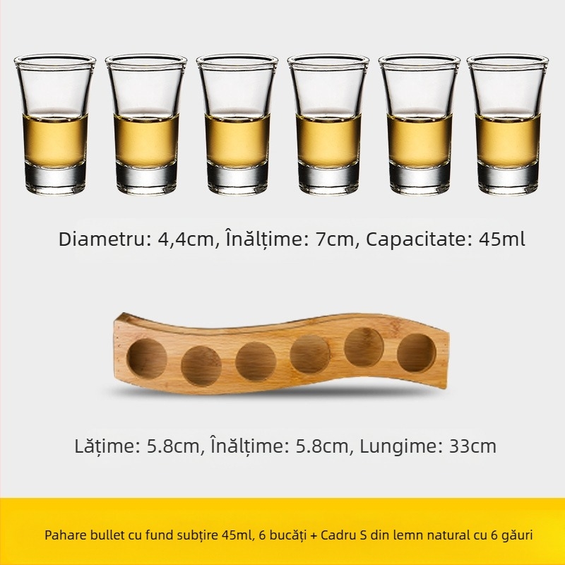 Cupă Bullet, pahar pentru băuturi alcoolice, pahar pentru înghițitură, pahar pentru băuturi spirtoase B52, suport pentru pahar pentru cocktail, set de pahare pentru shot, pahar de vin pentru bar