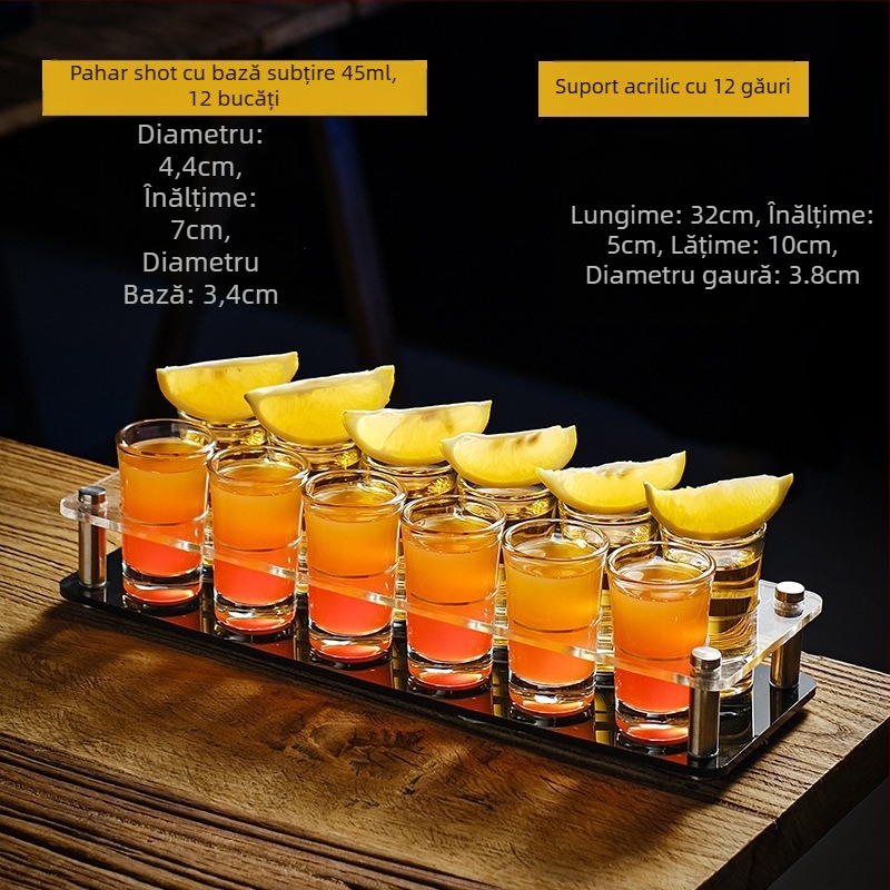 Cupă Bullet, pahar pentru băuturi alcoolice, pahar pentru înghițitură, pahar pentru băuturi spirtoase B52, suport pentru pahar pentru cocktail, set de pahare pentru shot, pahar de vin pentru bar
