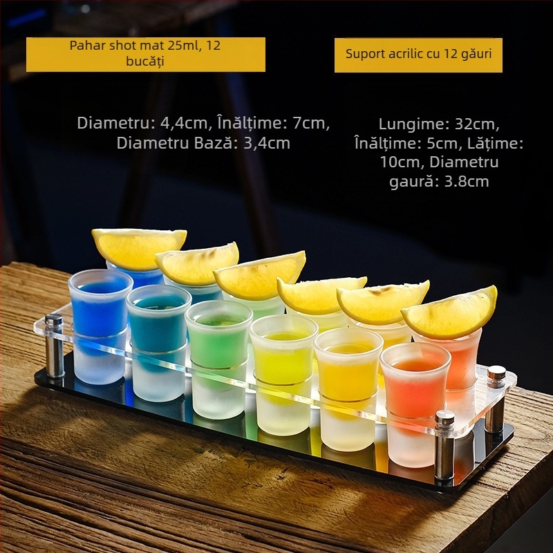 Cupă Bullet, pahar pentru băuturi alcoolice, pahar pentru înghițitură, pahar pentru băuturi spirtoase B52, suport pentru pahar pentru cocktail, set de pahare pentru shot, pahar de vin pentru bar