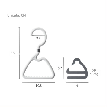 Furnizare directă din fabrică 1361 Raft de depozitare pentru cravate de dulap Raft de depozitare pentru curea Cârlig pentru eșarfe de mătase Cuier pentru curea Artefact 9 cârlige