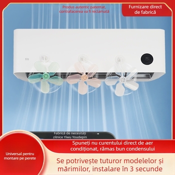 Ventilator de ghidare a aerului condiționat, dragă de vânt, ghidaj de vânt, deflector de vânt anti-directă, direcția vântului, reglabil, dormitor, living, tip suspendat, tip universal