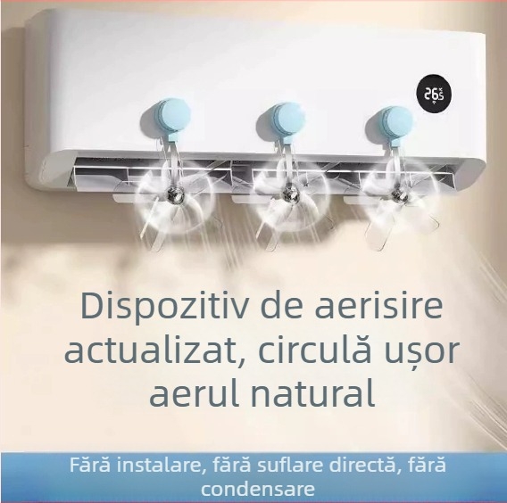 Ventilator de ghidare a aerului condiționat, dragă de vânt, ghidaj de vânt, deflector de vânt anti-directă, direcția vântului, reglabil, dormitor, living, tip suspendat, tip universal