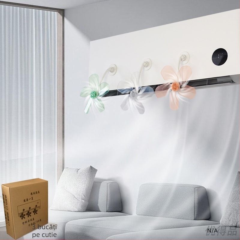 Ventilator de ghidare a aerului condiționat, dragă de vânt, ghidaj de vânt, deflector de vânt anti-directă, direcția vântului, reglabil, dormitor, living, tip suspendat, tip universal