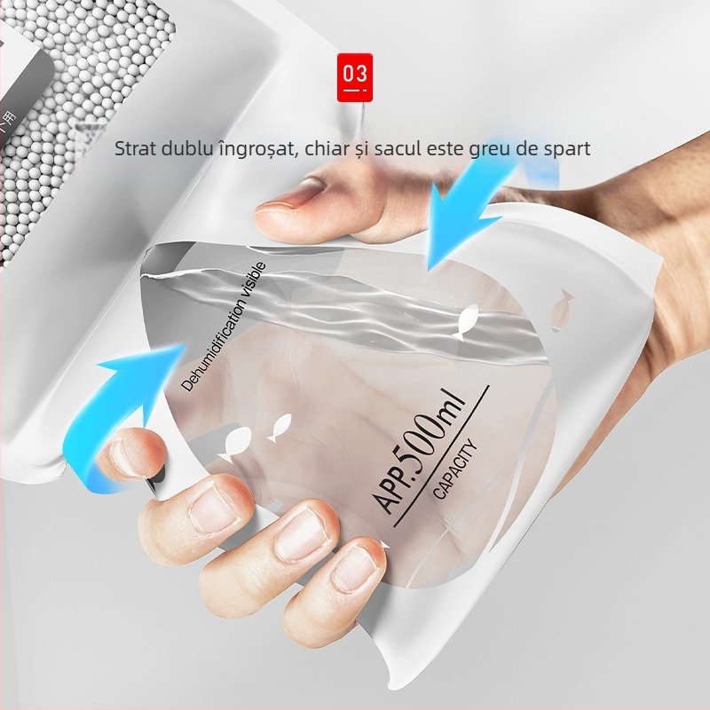 Japonia Dehumidificare Bag Desicant Rezistent la Umiditate Mucegai-Rezistent Sac Interior Dulap Hangable Dormitor Studenți Eliminare a Umidității și Absorbție a Umidității Artefact