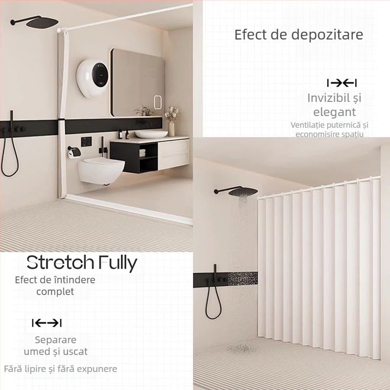 Perdea de duș magnetică pliabilă, costum pentru baie, perdea pentru ușă, toaletă, perdea invizibilă pentru despărțire, impermeabilă, mucegăită, vânzări directe din fabrică