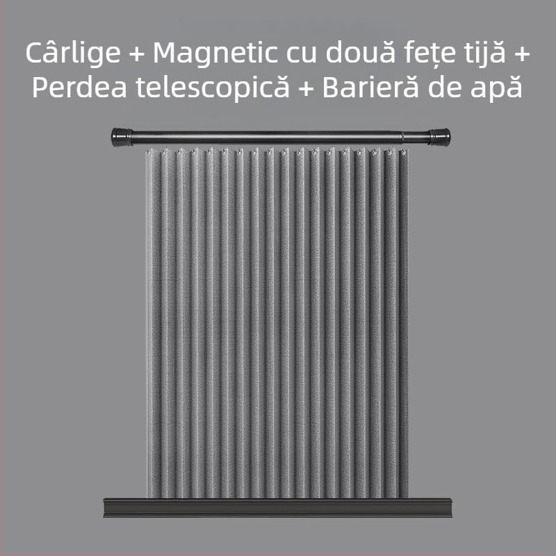 Perdea de duș magnetică pliabilă, costum pentru baie, perdea pentru ușă, toaletă, perdea invizibilă pentru despărțire, impermeabilă, mucegăită, vânzări directe din fabrică