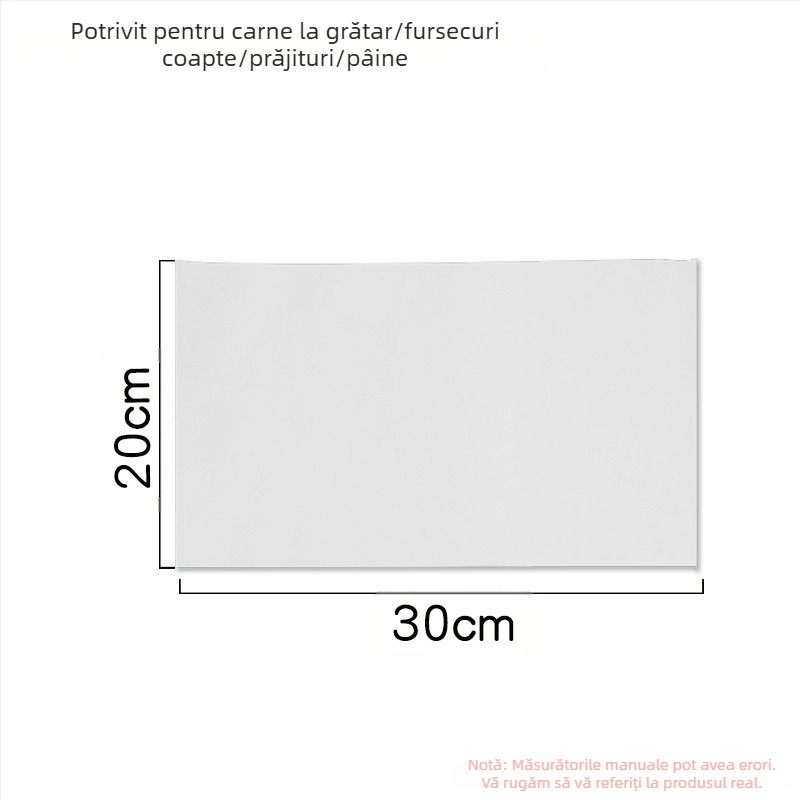 Hârtie specială de copt, hârtie siliconica cu ulei, hârtie absorbantă de ulei de bucătărie, hârtie specială pentru cuptor la temperatură înaltă, hârtie cu ulei pentru tort, hârtie de copt