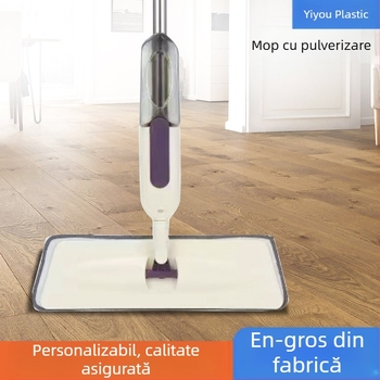 Mop cu pulverizare fără îndoire, Mop plat rotativ, Mop leneș fără îndoire, Spray dezinfectant, Spray ușor umed, Mop cu pulverizare orizontală