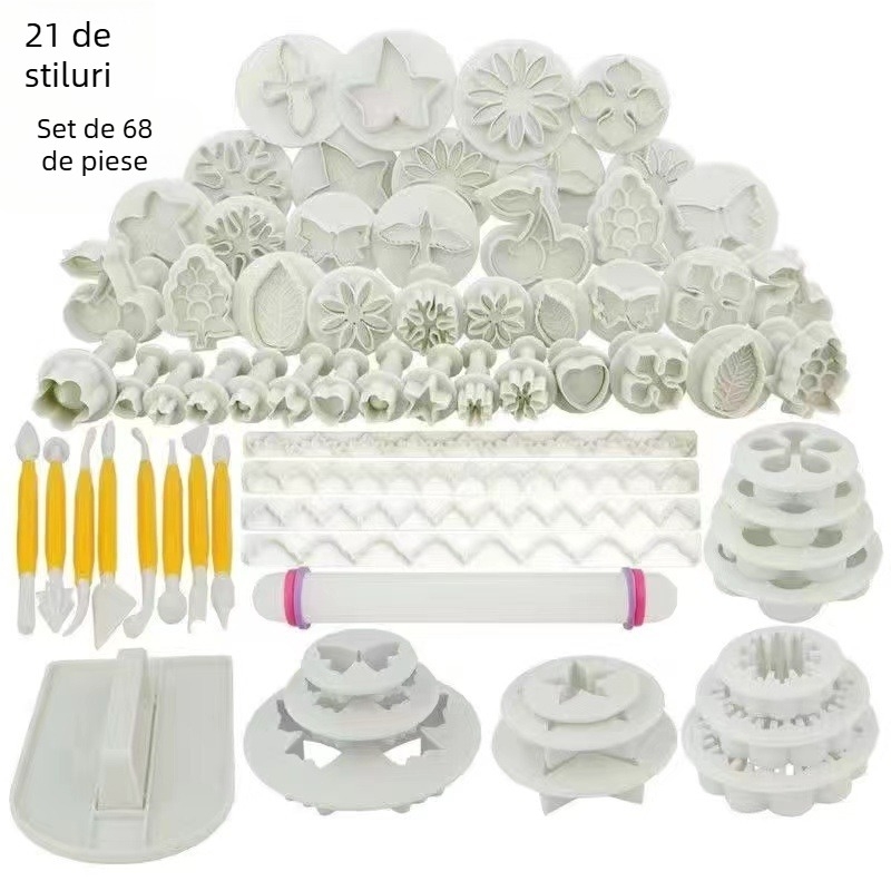 Matriță pentru fabricarea chiflelor aburite, chiflelor aburite, chiflelor aburite cu desene animate în relief, imprimarea în matriță a alimentelor suplimentare, modelarea modelelor florale, vârful tăițeilor, strunjirea zahărului