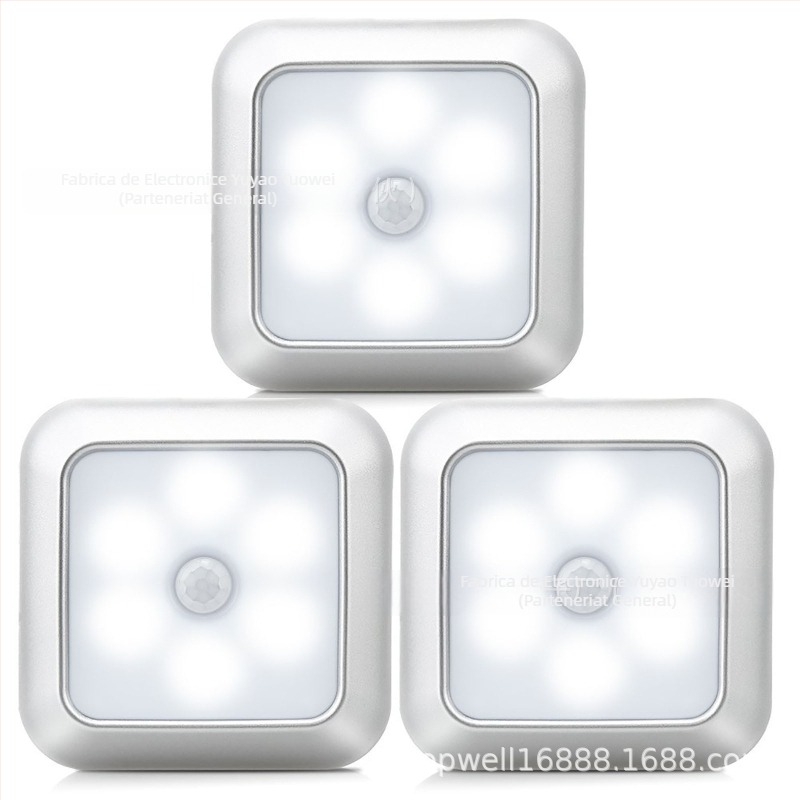 Lumină de noapte brevetată creativă, lumină magnetică cu infraroșu pentru corpul uman, lumină inteligentă cu inducție, nouă lumină ciudată pentru coridorul cu trepte și siguranță