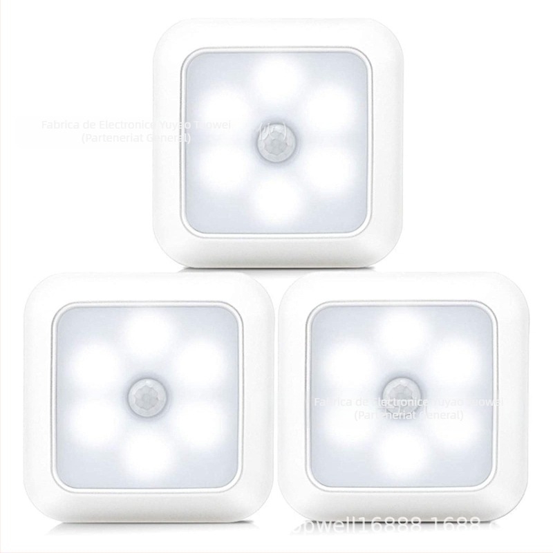 Lumină de noapte brevetată creativă, lumină magnetică cu infraroșu pentru corpul uman, lumină inteligentă cu inducție, nouă lumină ciudată pentru coridorul cu trepte și siguranță
