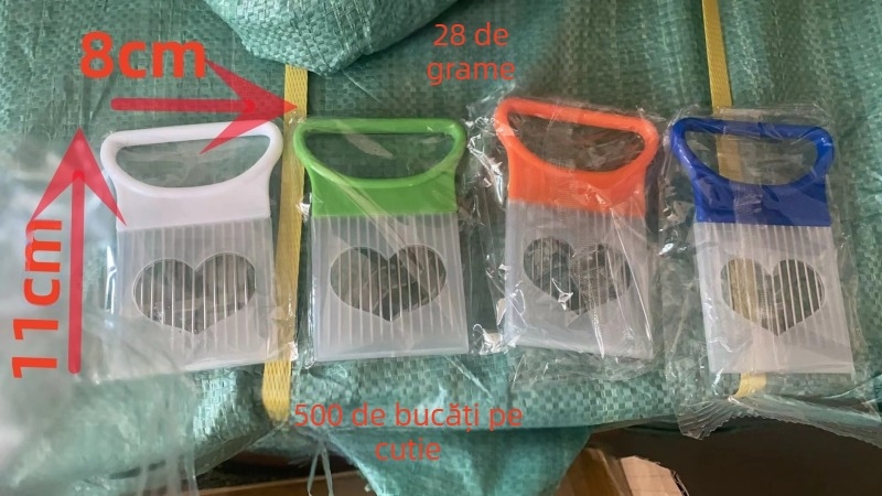 Oțel inoxidabil ceapă acul tăietor inele de ceapă artefact ceapă carne fragedă pin acul furculiță fructe legume feliator manual