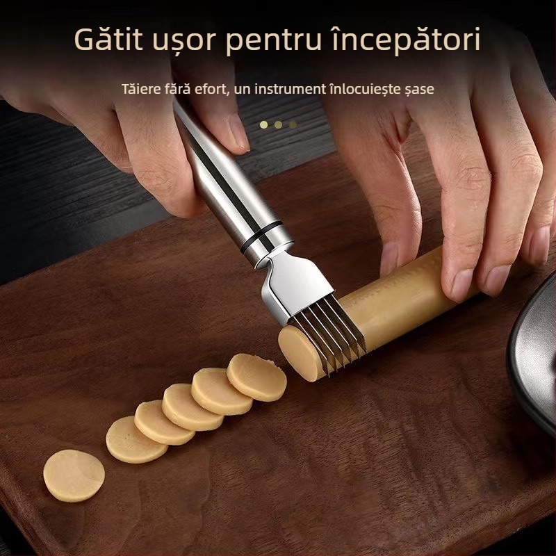 Cuțit multifuncțional pentru tăierea ceapei din oțel inoxidabil, răzuitor, rindea pentru ceapă, muguri de usturoi, tăiere, gadgeturi de bucătărie