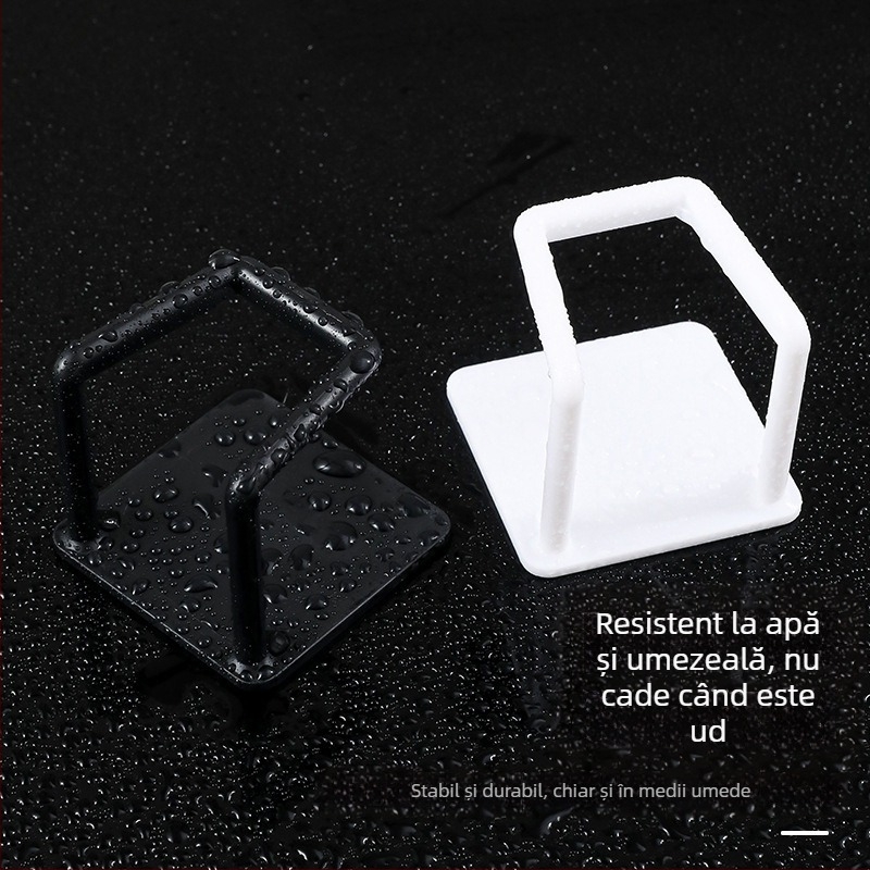 Chiuvetă de bucătărie cu bilă de oțel, raft pentru oală, fără perforare, rack de depozitare suspendat pentru scurgere, rack de perete