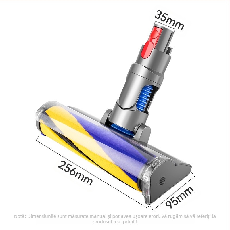 Noul aspirator Dyson, potrivit pentru perie de podea, cap de perie electrică, perie cu rolă moale din catifea v7v8v10v11v15, accesorii pentru cap de aspirare