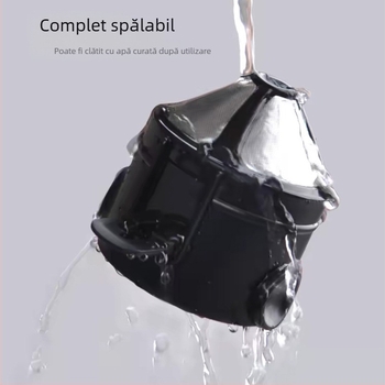 Filtru de cafea din oțel inoxidabil pentru casă și comercial, agățat, cu picurare pentru urechi, cu strat dublu, pliabil, cu plasă, pâlnie, filtru de hârtie gratuit