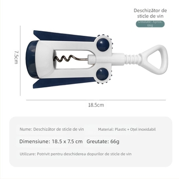 Deschizător de capace, deschizător de sticle de vin nou, creativ, de înaltă calitate, pentru vin, din oțel inoxidabil, spirală, burghiu de vin, ustensile de bucătărie, articole de vin