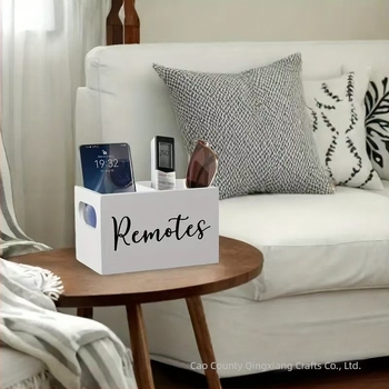 Cutie de depozitare creativă din lemn pentru birou, cu telecomandă, compartiment pentru depozitare, cutie de bucătărie, cutie de depozitare pentru pliculețe de cafea și ceai