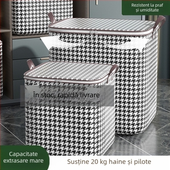 Geantă de depozitare pentru pilotă, geantă transparentă Tote, cutie de depozitare pentru haine, dulap, geantă de mutat, cutie de depozitare, dulap de depozitare