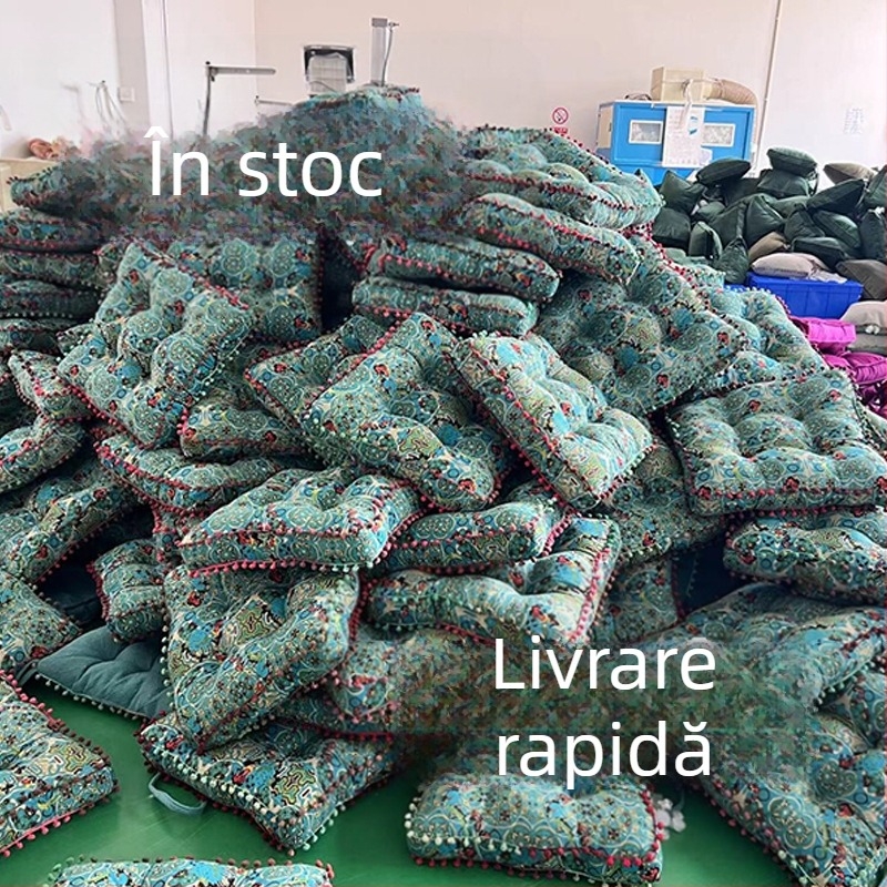 Amazon Lazy Floor Futon din bumbac și in, saltea Tatami, pernă rotundă mare, pernă pătrată îngroșată pentru scaun