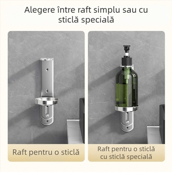 Dispenser de săpun din oțel inoxidabil 304, gel de duș neperforat pentru toaletă hotelieră, sticlă de dezinfectant pentru mâini, pentru export transfrontalier