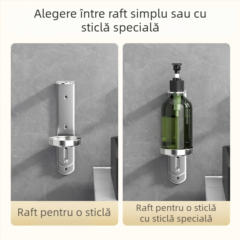 Dispenser de săpun din oțel inoxidabil 304, gel de duș neperforat pentru toaletă hotelieră, sticlă de dezinfectant pentru mâini, pentru export transfrontalier