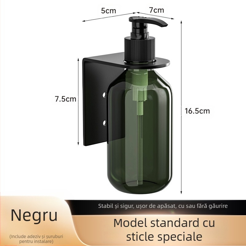 Dispenser de săpun din oțel inoxidabil 304, gel de duș neperforat pentru toaletă hotelieră, sticlă de dezinfectant pentru mâini, pentru export transfrontalier