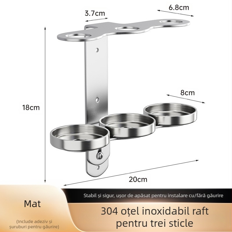 Dispenser de săpun din oțel inoxidabil 304, gel de duș neperforat pentru toaletă hotelieră, sticlă de dezinfectant pentru mâini, pentru export transfrontalier
