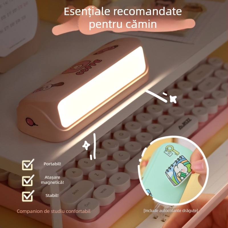 Internet Celebrous Mini Night Light Drăguț Dormitor Noptieră Atmosferă Lumină Night Market Stand LED Night Light Cadou