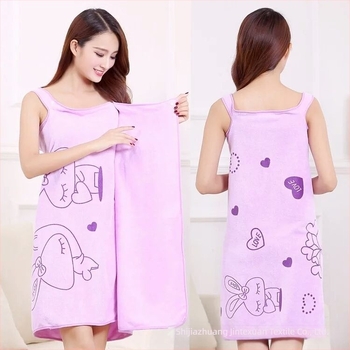 Producătorii produc prosop de baie portabil, imprimat cu desene animate, fustă de baie interschimbabilă, prosop de baie din microfibră, prosop de plajă anti-lumină