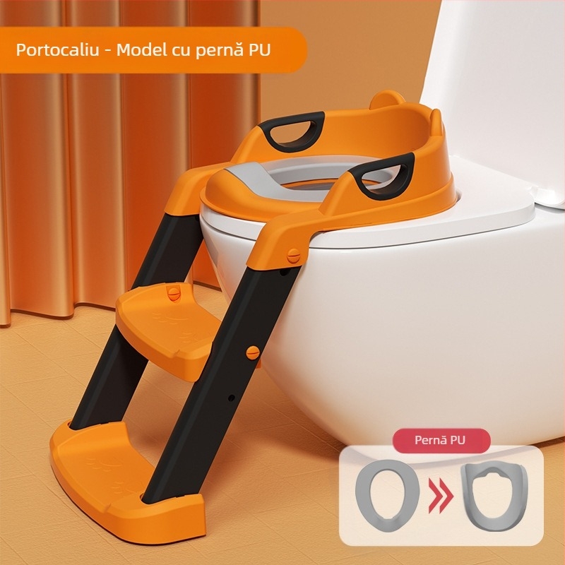 Scaun de toaletă pentru copii, tip scară pentru băieți și fete, scară pliabilă, cadru, scaun de toaletă pentru copii, pisoar pentru copii