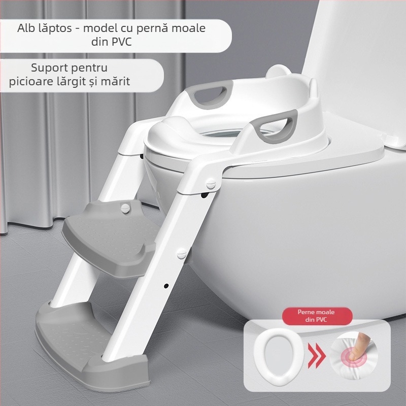 Scaun de toaletă pentru copii, tip scară pentru băieți și fete, scară pliabilă, cadru, scaun de toaletă pentru copii, pisoar pentru copii