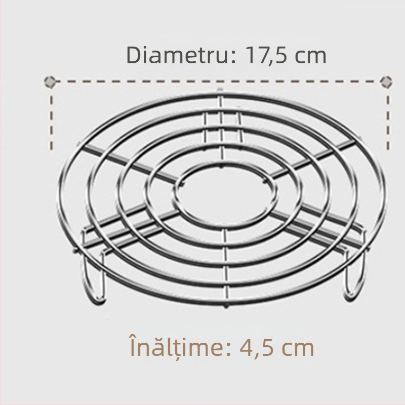 Suport pentru gătit la abur, suport ... din oțel inoxidabil 304, rezistent la apă, pentru acasă, cu picior înalt
