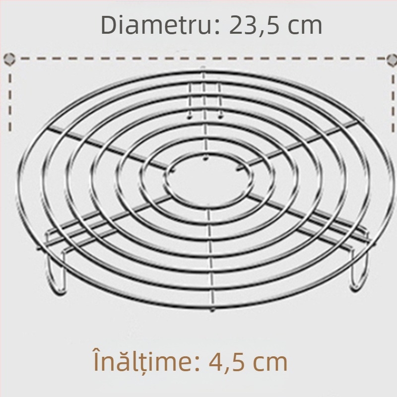 Suport pentru gătit la abur, suport ... din oțel inoxidabil 304, rezistent la apă, pentru acasă, cu picior înalt