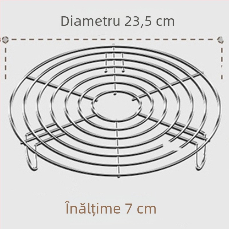 Suport pentru gătit la abur, suport ... din oțel inoxidabil 304, rezistent la apă, pentru acasă, cu picior înalt