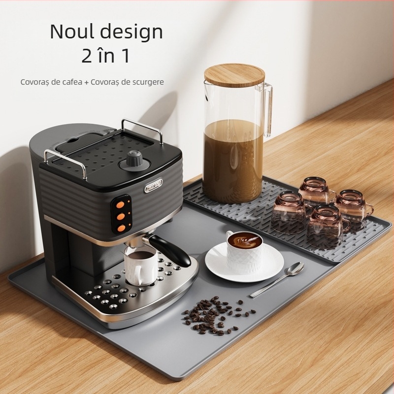 Covoraș din silicon pentru bucătărie, pentru mașina de cafea, uscarea vaselor, bar și masă