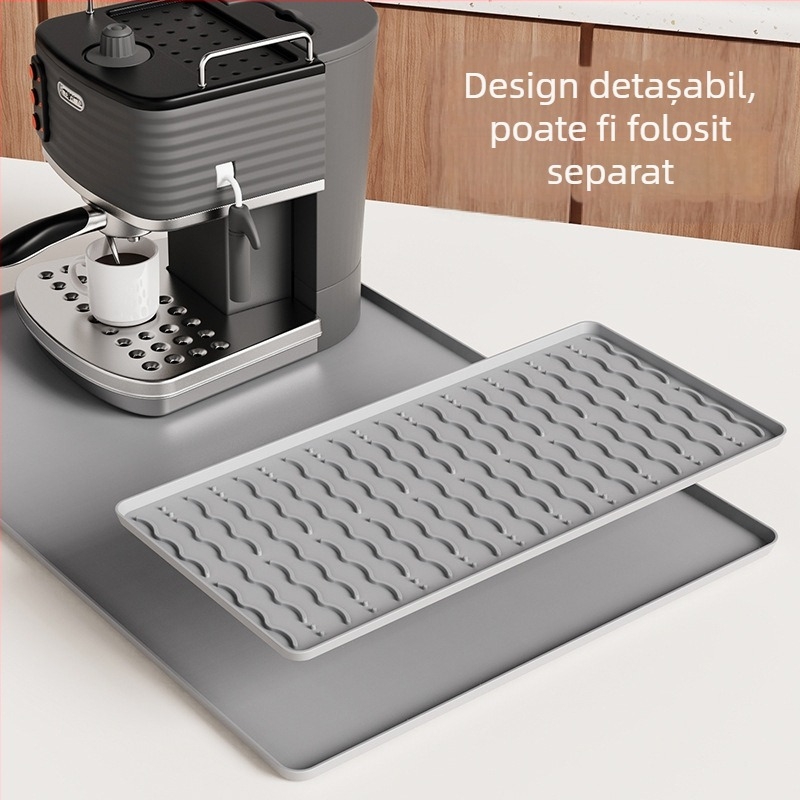 Covoraș din silicon pentru bucătărie, pentru mașina de cafea, uscarea vaselor, bar și masă