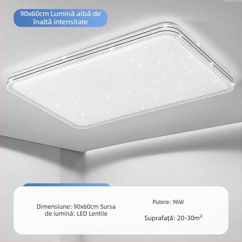 Lampă de tavan LED, lampă pentru dormitor matrimonial, lampă simplă și modernă pentru living, lampă rotundă pentru studiu, balcon, culoar, lampă nouă