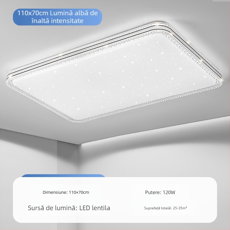 Lampă de tavan LED, lampă pentru dormitor matrimonial, lampă simplă și modernă pentru living, lampă rotundă pentru studiu, balcon, culoar, lampă nouă