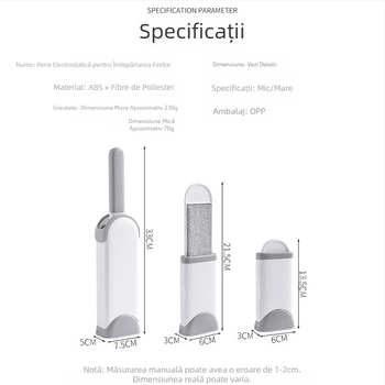 Haine pentru a îndepărta părul periei lipicios pentru animale de companie pentru a îndepărta peria pentru a îndepărta praful periei, haine electrostatice lipicioase pentru părul zeu