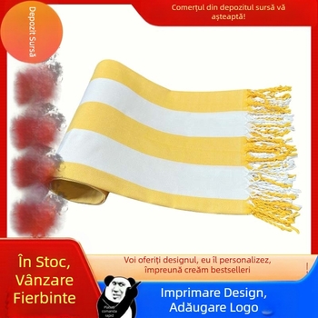 Prosop de plajă extra mare din bumbac turcesc, anti-nisip, cu dungi verticale, Amazon temu, vânzare internațională, 200x90cm
