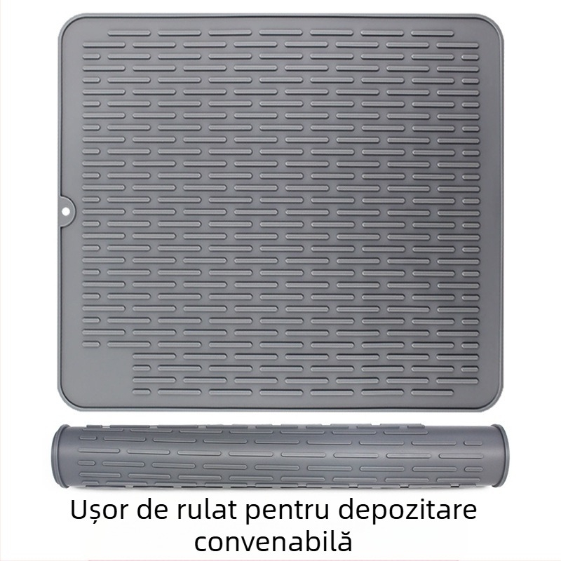Bucătărie blat silicon scurgere covoraș Coaster masă covoraș antiderapant tocator fix izolație termică covoraș oală covoraș bol covoraș anti-permanent