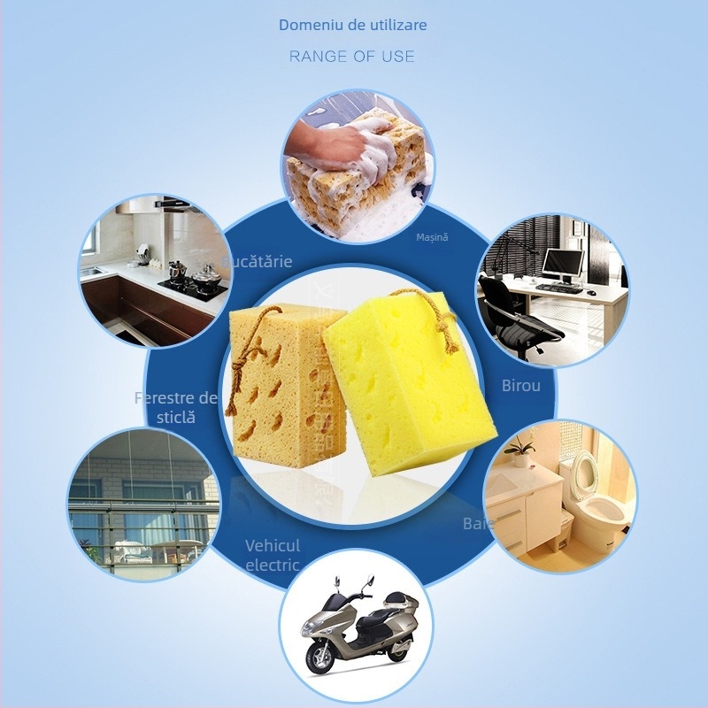 Burete de spălare auto tip fagure, alge corale, consumabile pentru spălătorie auto, burete mare pentru spălătorie auto, burete de ceară, producători en-gros