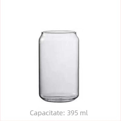 En-gros, sticlă de Coca-Cola cu conținut ridicat de borosilicat, tip doză, suflată manual, cu un singur strat, cană de Coca-Cola, băutură rece și sănătoasă