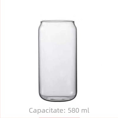 En-gros, sticlă de Coca-Cola cu conținut ridicat de borosilicat, tip doză, suflată manual, cu un singur strat, cană de Coca-Cola, băutură rece și sănătoasă