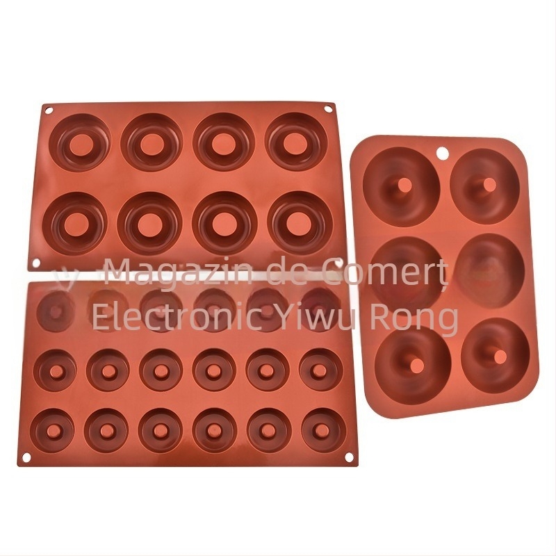 1 buc silicon gogoașă mucegai ciocolată fursecuri budincă mousse copt instrumente 6 buc 8 buc 18 buc tort mucegai