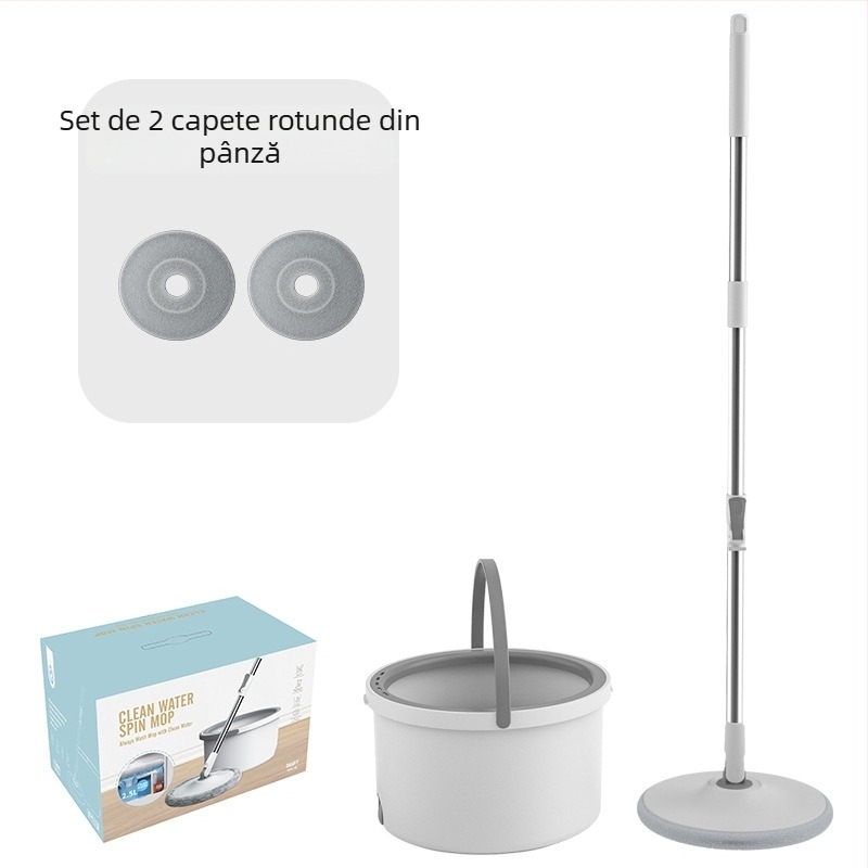 Spălare fără mâini, mop bun Dumnezeu, mop de separare a apelor uzate, mop rotativ leneș, mop de uz casnic, mop plat absorbant, en-gros