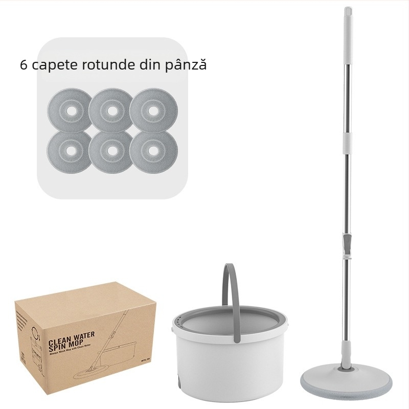 Spălare fără mâini, mop bun Dumnezeu, mop de separare a apelor uzate, mop rotativ leneș, mop de uz casnic, mop plat absorbant, en-gros