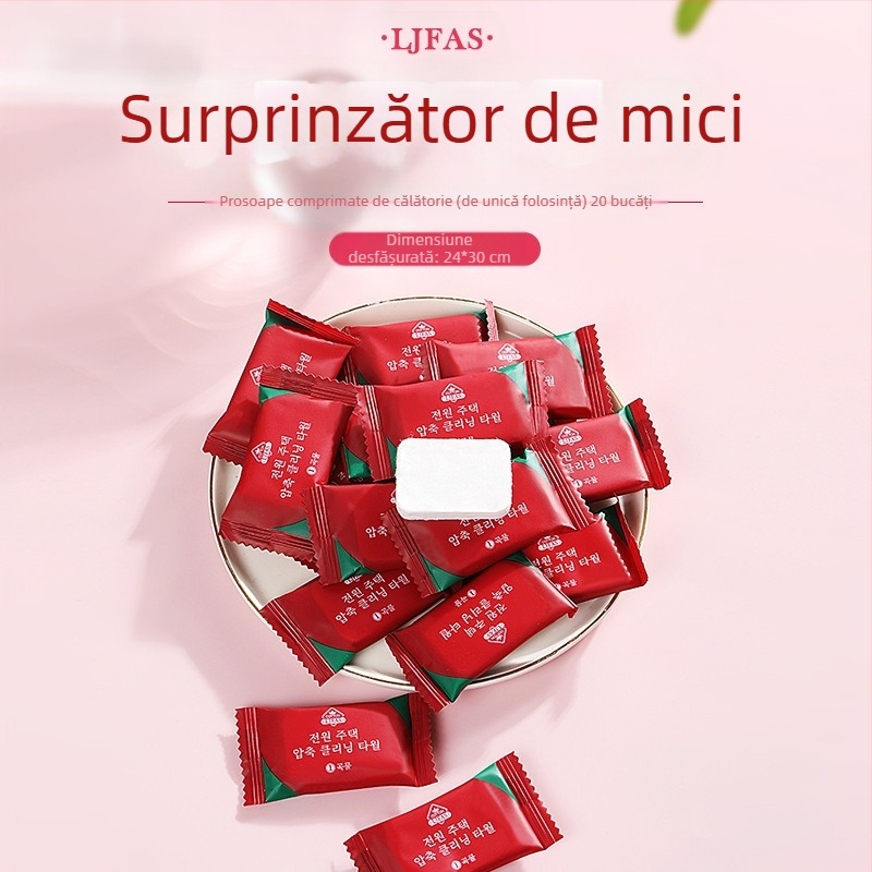 Prosop comprimat, prosop de față, prosop de călătorie din bumbac pentru femei, de unică folosință, portabil, vânzare directă din fabrică